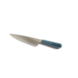 chefs knife - blue salt - view 1