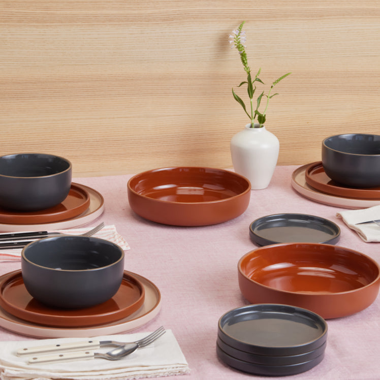Set the table - full plates+midi plates+demi plates+midi bowls+demi bowls - mixed - view 2