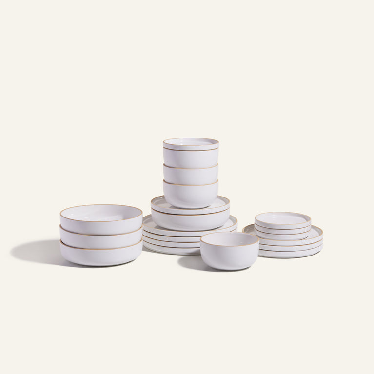 Set the table - full plates+midi plates+demi plates+midi bowls+demi bowls - steam - view 1